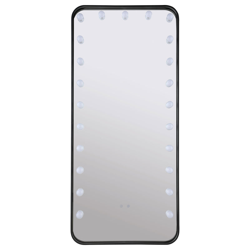 Coaster Furniture Canton Silver LED Standing Mirror with Speakers