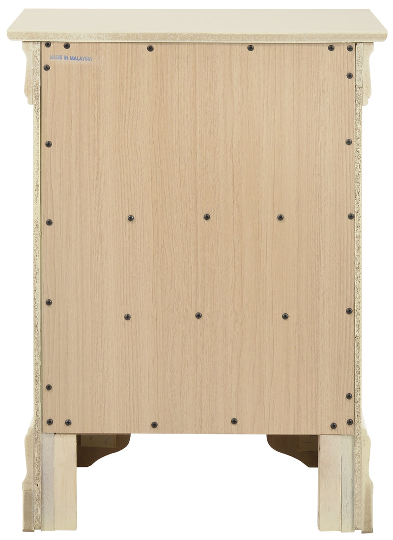 Glory Furniture Louis Phillipe Cherry 3 Drawers Nightstand