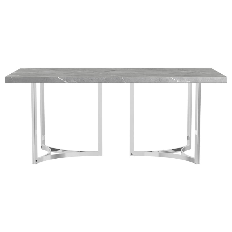Coaster Furniture Sterling Grey Rectangular Dining Table
