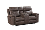 New Classic Furniture Quade Mocha 3pc Living Room Set