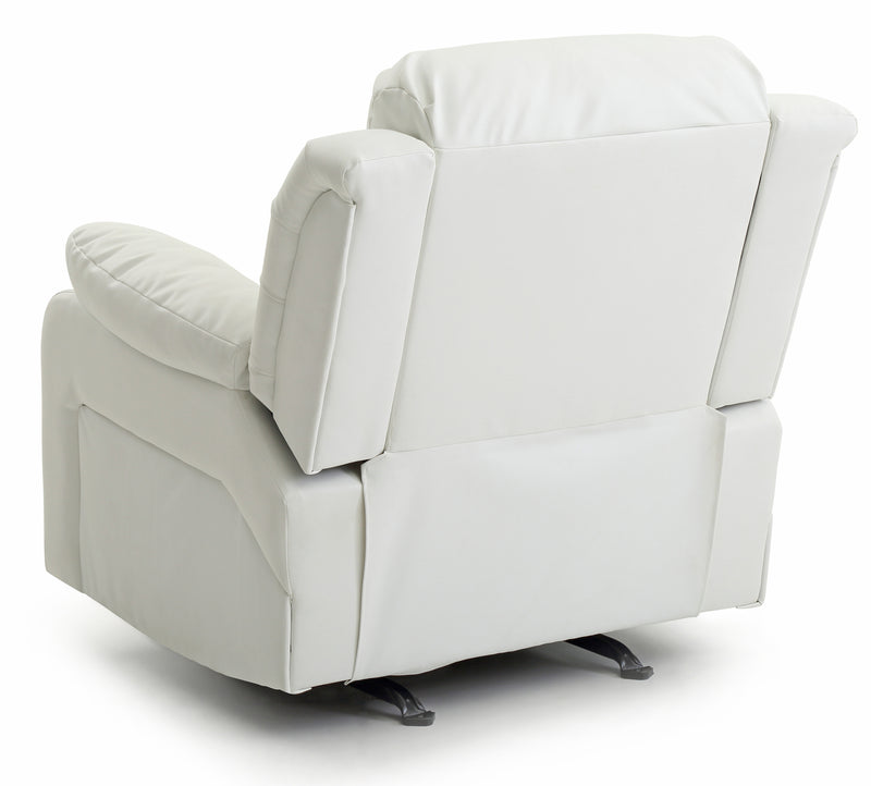 Glory Furniture Daria White Rocker Recliner