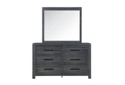Global Furniture Cypress Dark Grey Dresser and Mirror