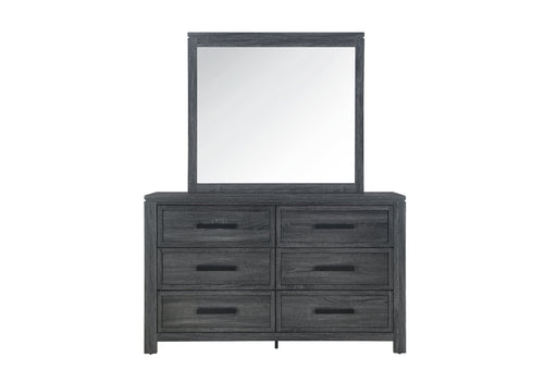 Global Furniture Cypress Dark Grey Dresser and Mirror