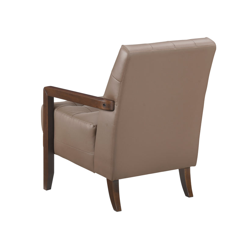 Home Elegance Crafton Dark Brown Accent Chair