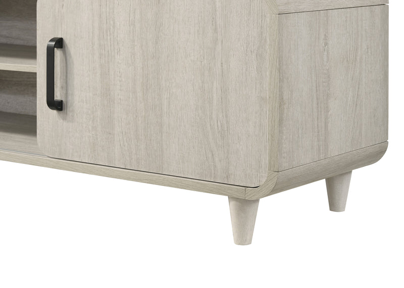 Crown Mark Nyomi White TV Stand