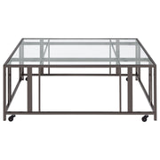 Coaster Furniture Adri Black Square Coffee Table