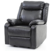 Glory Furniture Ward Black Faux Leather Rocker Recliner
