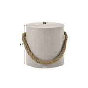 Acme Furniture Gene Natural Gray Accent Table