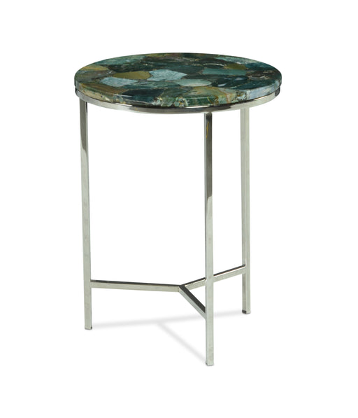 Steve Silver Foster Green jasper Top Chairside Table