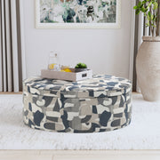 Coaster Furniture Tomkins Indigo Blue Storage Ottoman