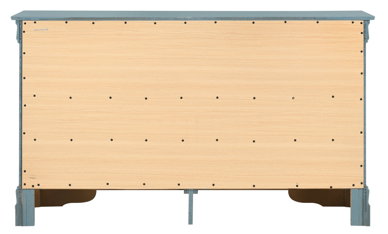 Glory Furniture Louis Phillipe Gray 6 Drawers Dresser