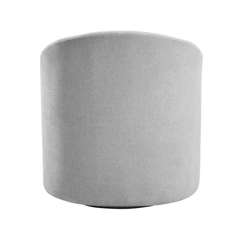 Home Elegance Dalhart Light Gray Swivel Chair