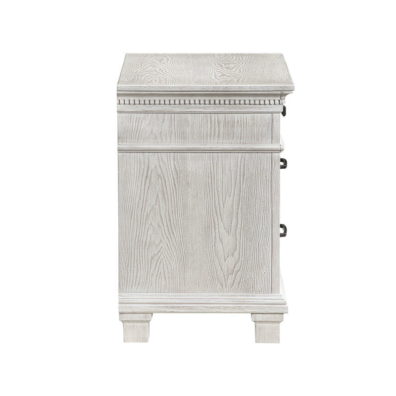 New Classic Furniture Silver Sands Gray Nightstand