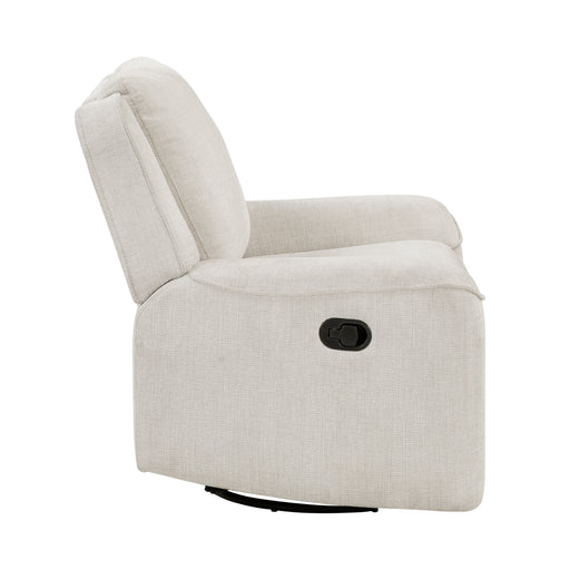 Home Elegance Monterey Black Swivel Reclining Chair