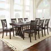 Steve Silver Adrian Dark Brown 9pc Dining Room Set