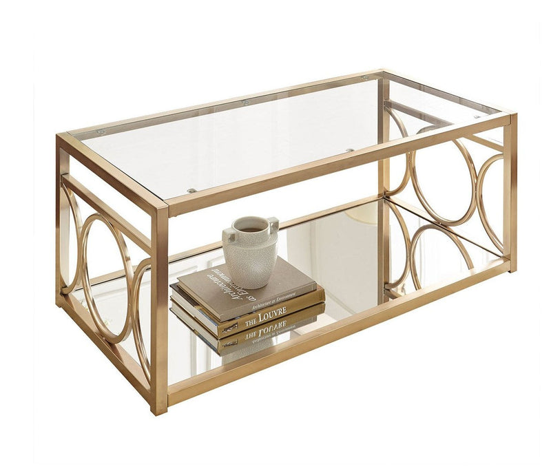 Steve Silver Olympia Gold Cocktail Table