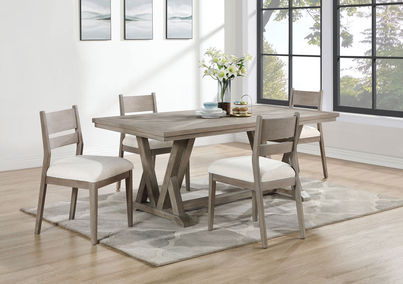Coaster Furniture Cornelia Coastal Grey 5pc Dining Room Set