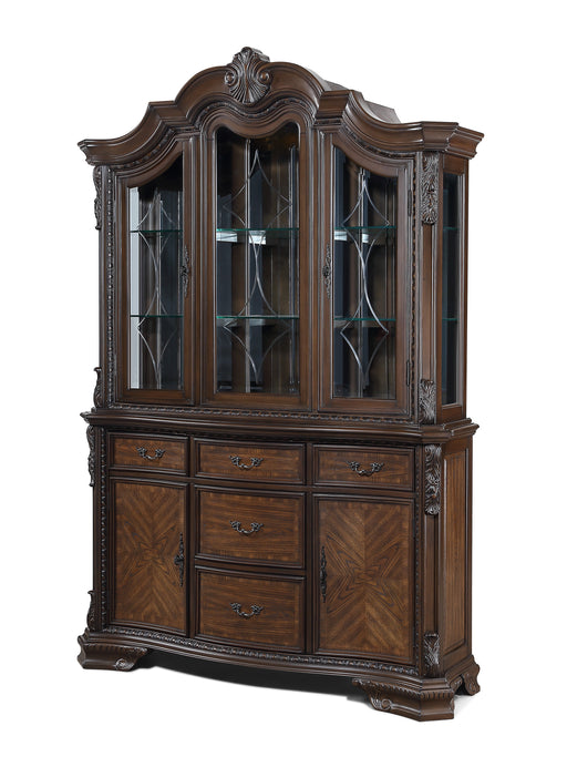 Crown Mark Kiera Coffee Brown Buffet