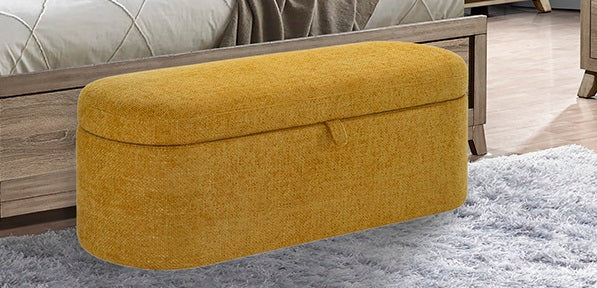 Crown Mark Philipa Gold Storage Bench