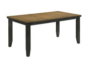 Crown Mark Bardstown Wheat Charcoal Counter Height Table