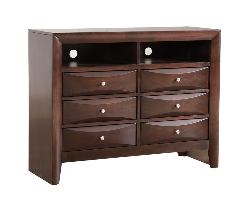 Glory Furniture Marilla Cappuccino Media Chest