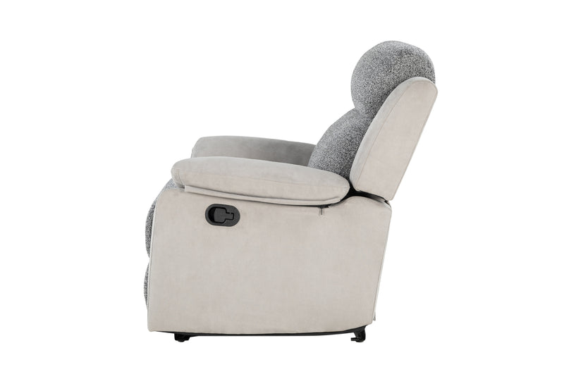 Global Furniture U6027 Grey Glider Recliner