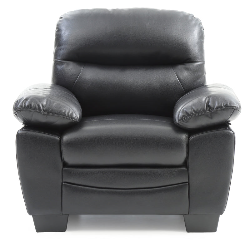 Glory Furniture Marta Gray Faux Leather Chair