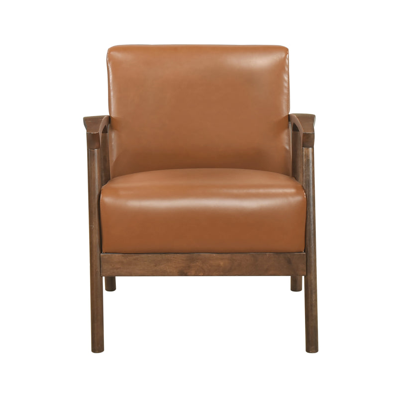 Home Elegance Eli Brown Accent Chair