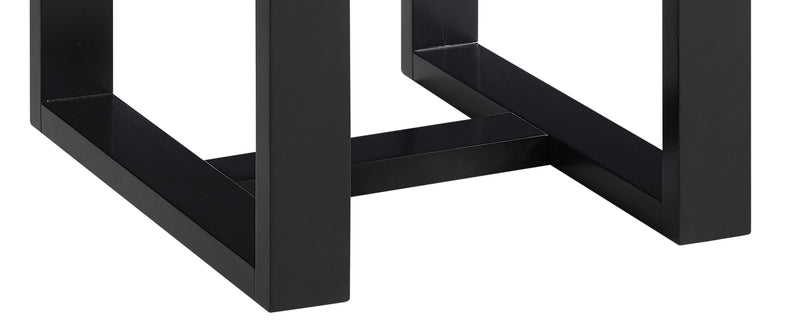 Steve Silver Lucca White Marble Top End Table