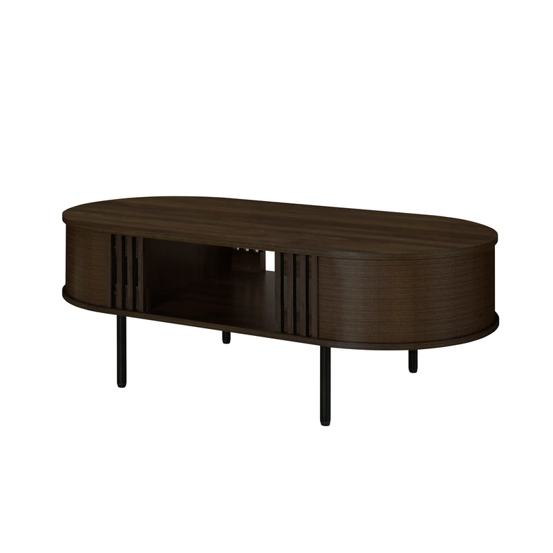 New Classic Furniture Brax Walnut Cocktail Table