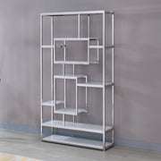 Steve Silver Alize White Bookcase