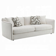 Acme Furniture Yolanda Beige Sofa with 4 Pillows