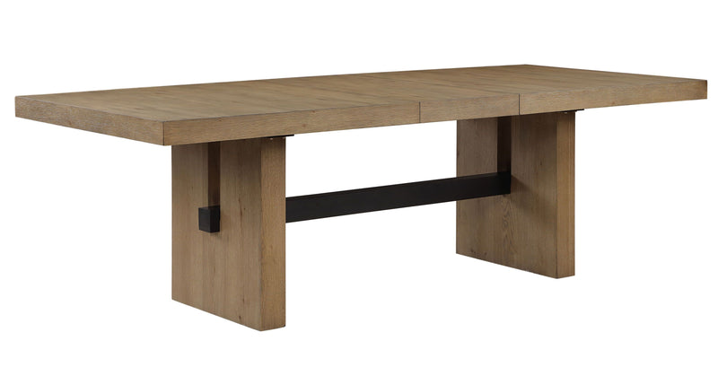 Steve Silver Aubrey Brown Leaf Dining Table