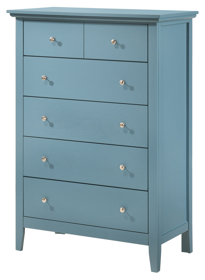Glory Furniture Hammond Teal Chest