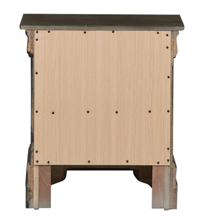 Glory Furniture Louis Phillipe Teal Nightstand