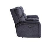 Steve Silver Lovell Charcoal Power Console Loveseat