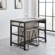 Steve Silver Carson Driftwood Counter Kitchen Table
