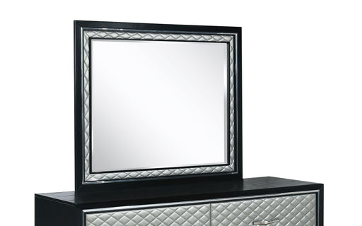 New Classic Furniture Luxor Black Silver Mirror