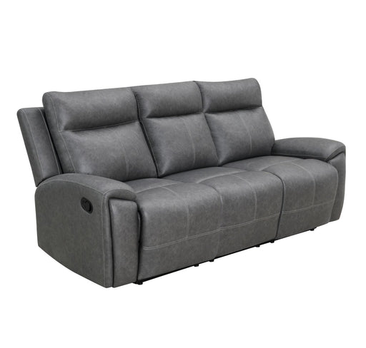 Steve Silver Gaston Gray Manual Sofa
