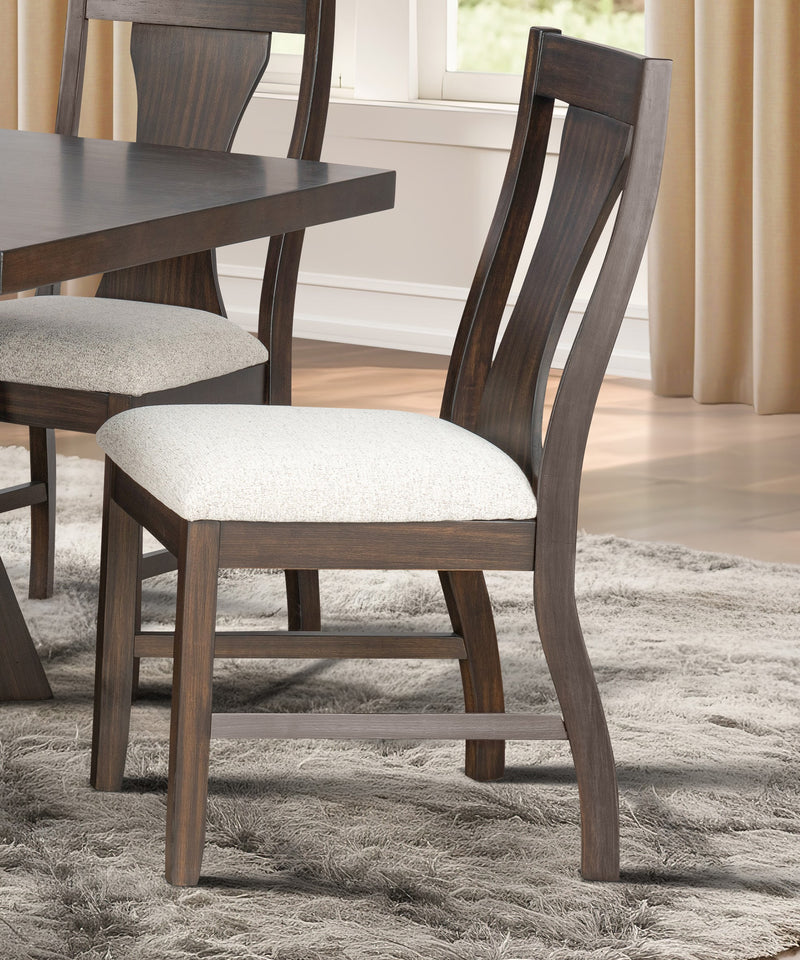 2 New Classic Furniture Chestnut Ridge Brown Dining Chairs