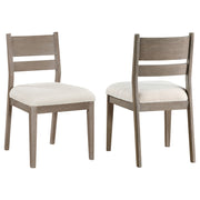 2 Coaster Furniture Cornelia Coastal Grey Dining Side Chairs