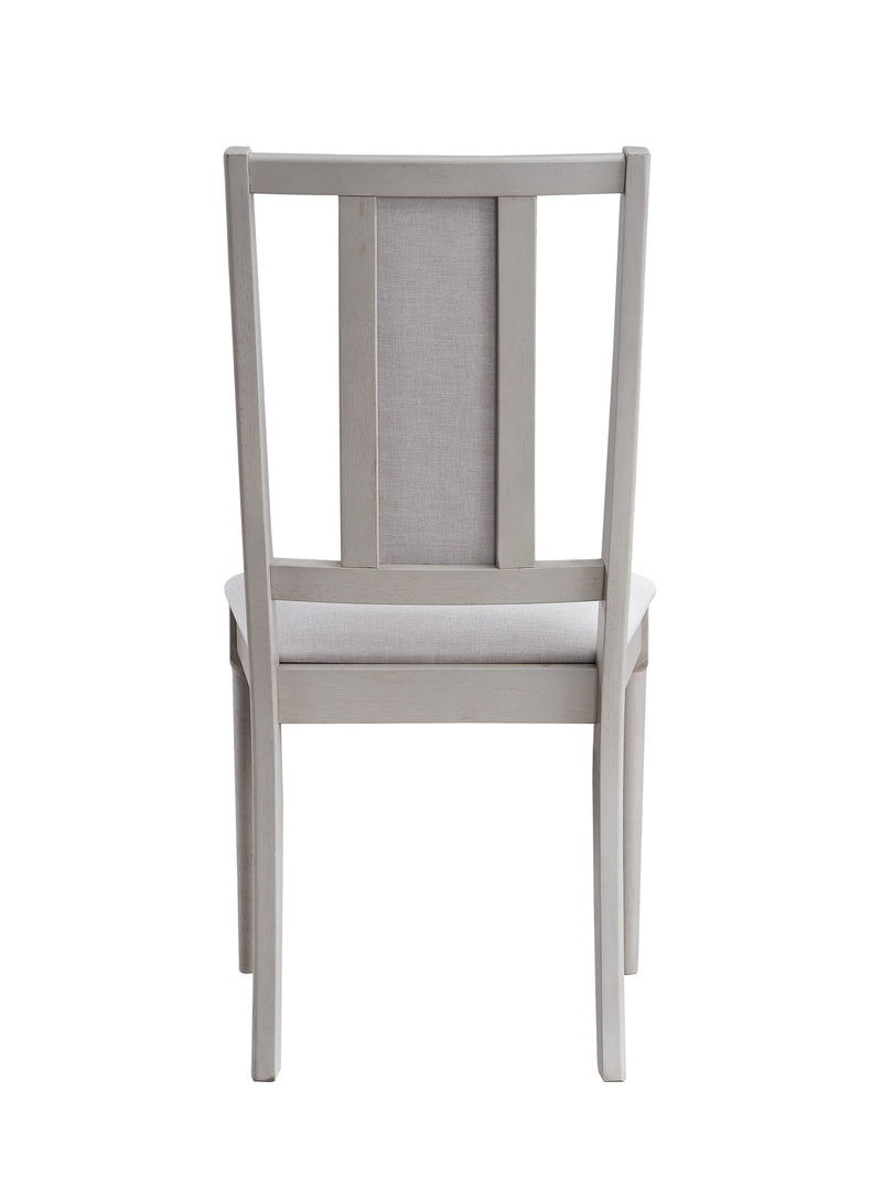 2 Acme Furniture Marta Beige Gray Side Chairs
