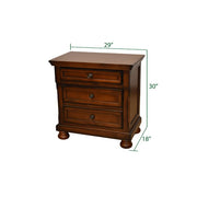 Galaxy Home Baltimore Dark Walnut Nightstand