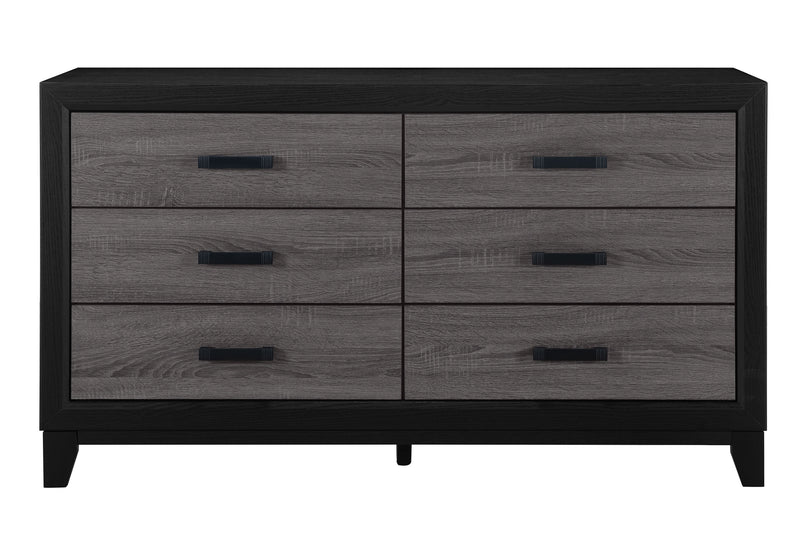 Global Furniture Lisbon Black Grey Dresser
