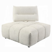 Acme Furniture Loanna Beige Sectional with Ottoman