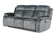 New Classic Furniture Tango Gray Power Footrest Dual Recliner Sofa