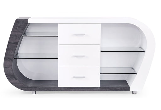 Global Furniture D4127 Dark Grey White Buffet
