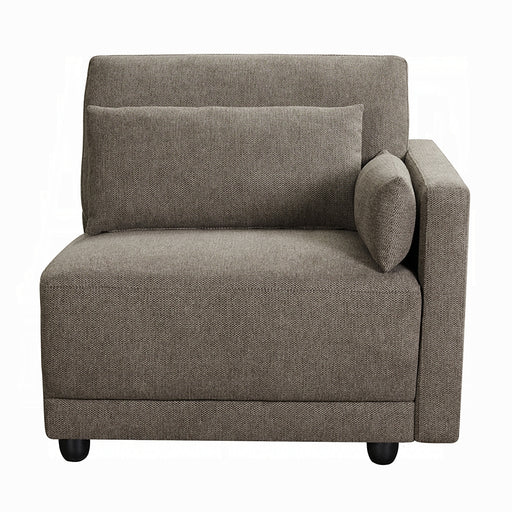 Acme Furniture Rylie Brown Modular RAF Armrest Chair