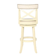 New Classic Furniture York White 29 Inch Bar Stool