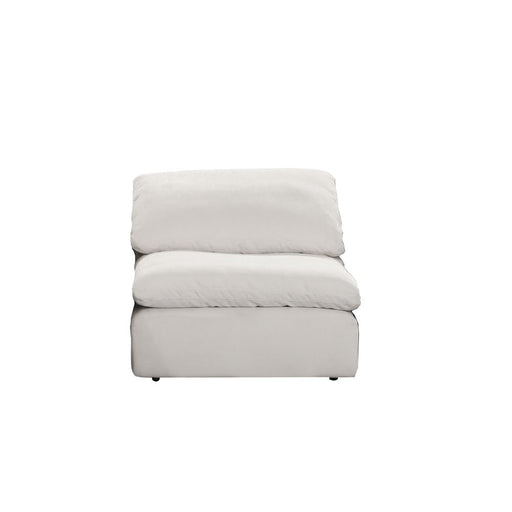 Acme Furniture Naveen Ivory Modular Armless Chair